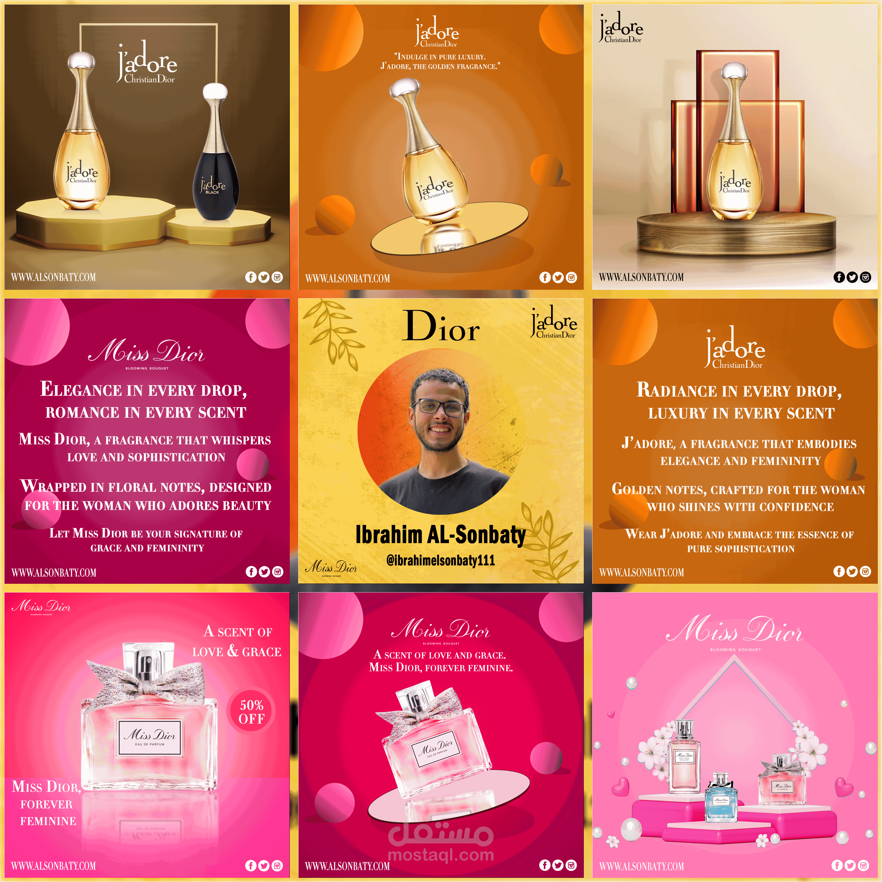 Dior Perfume Designs