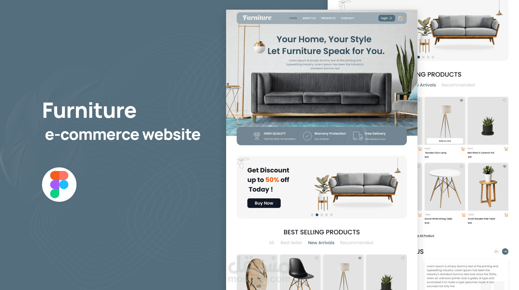 Furniture E-commerce Website