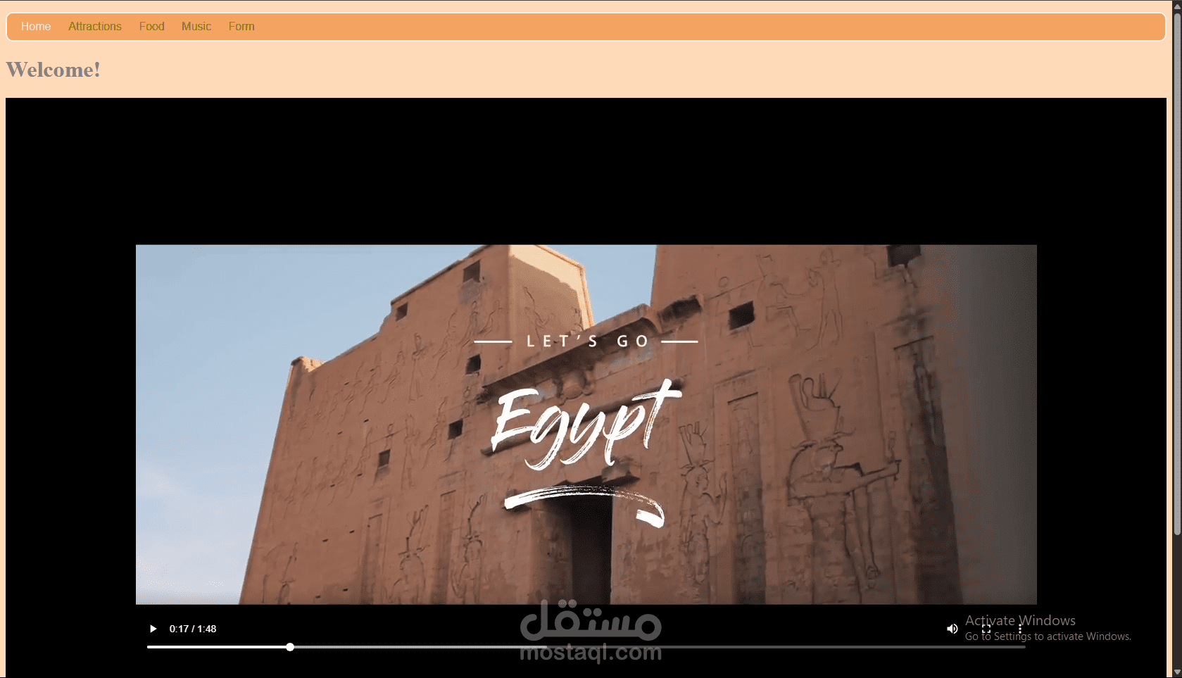 موقع سياحي عن مصر