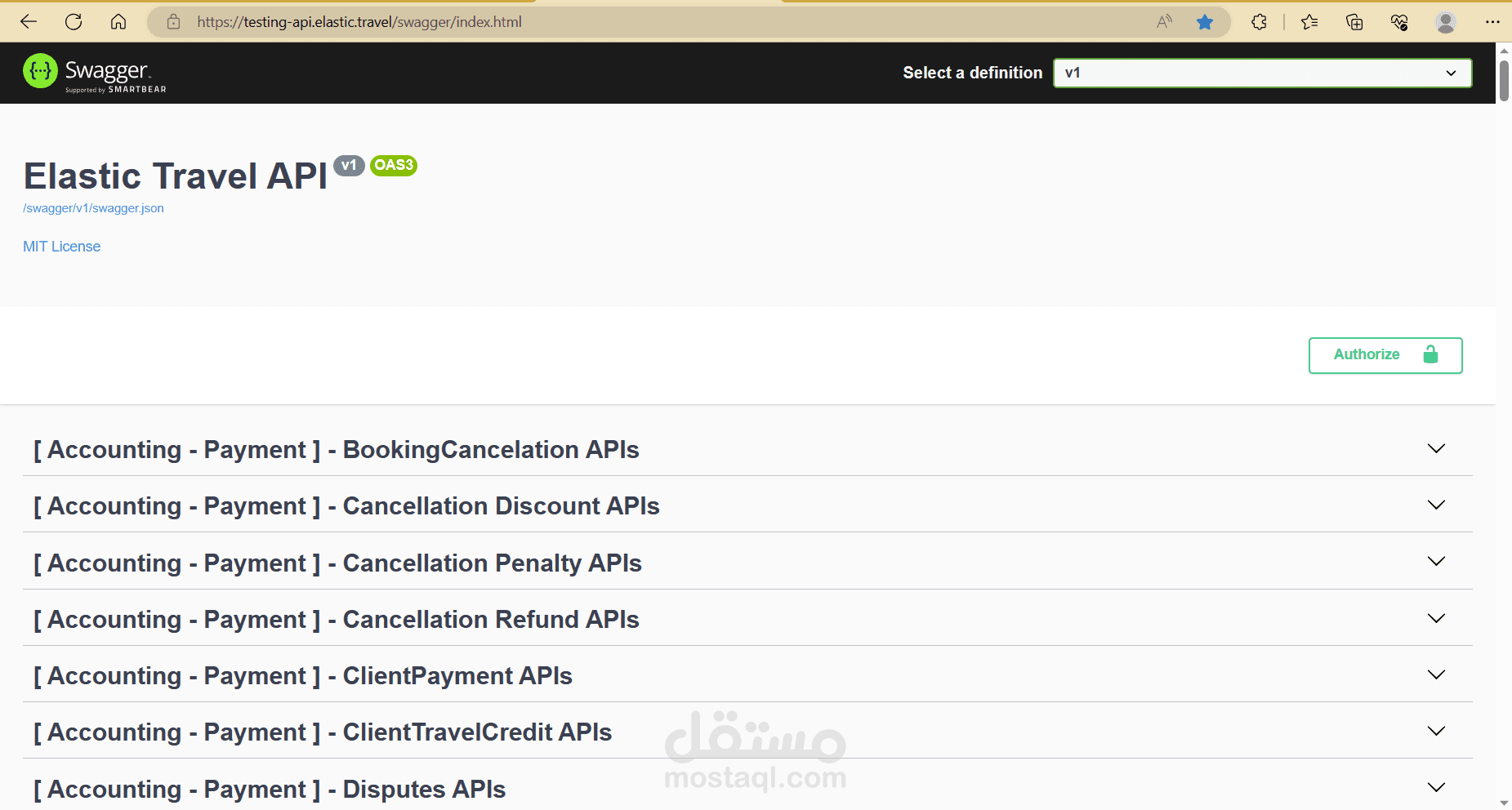 Work for sherzal technologies at elastic travel project 