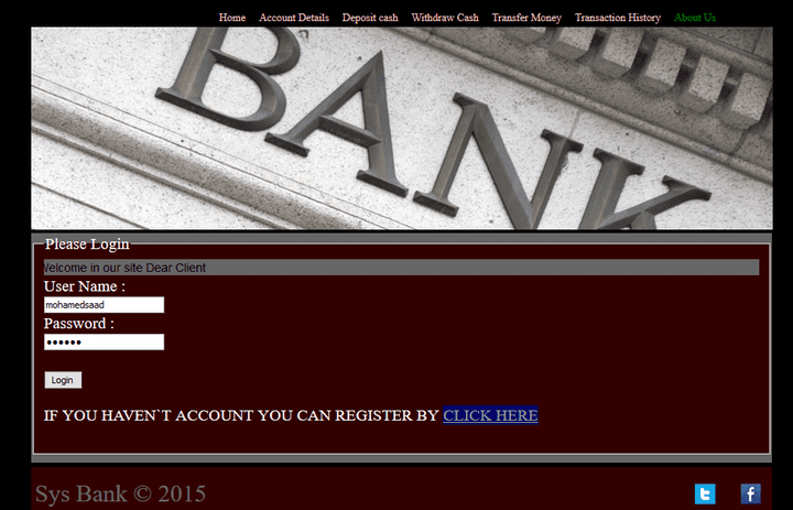 Online Bank System