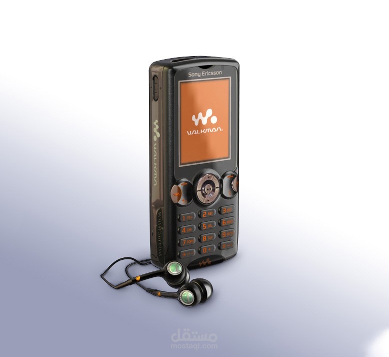 3D Modeling  SONY w810