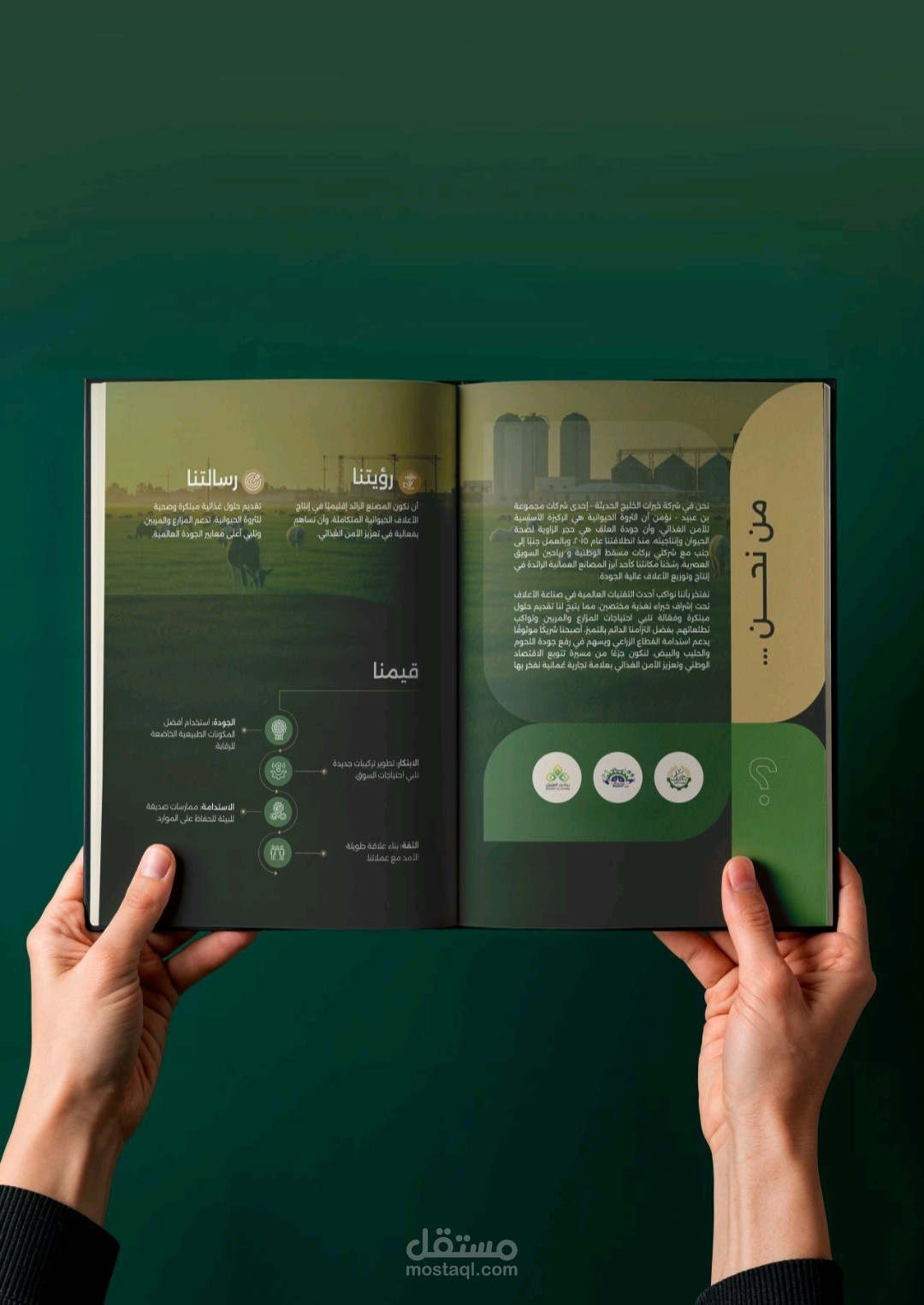 تصميم بروفايل احترافي لشركة خيرات الخليج