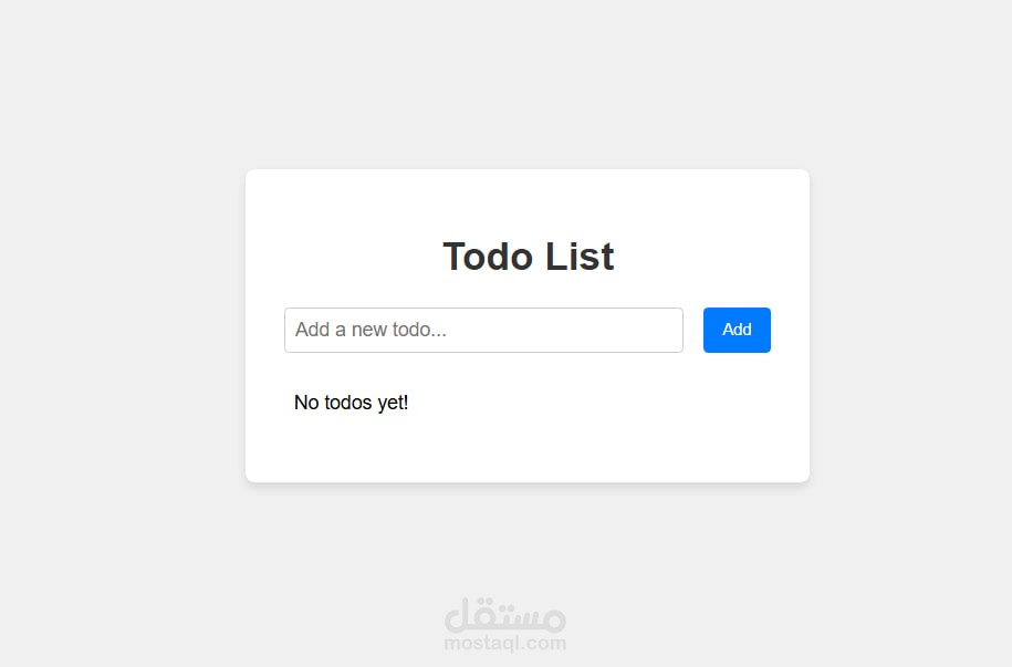 ToDo list app