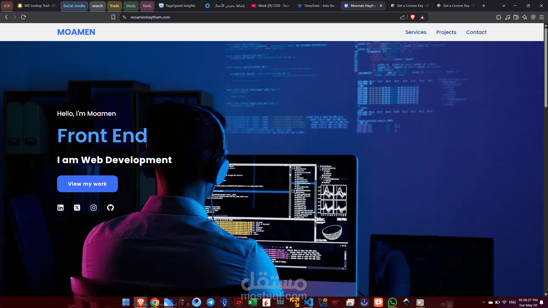 بناء موقع بلغه html و css فقط