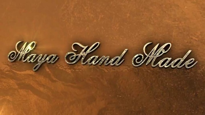 Maya Hand Made Logo Animation