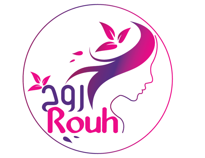 تصميم شعار لمحل تجميل ROUH