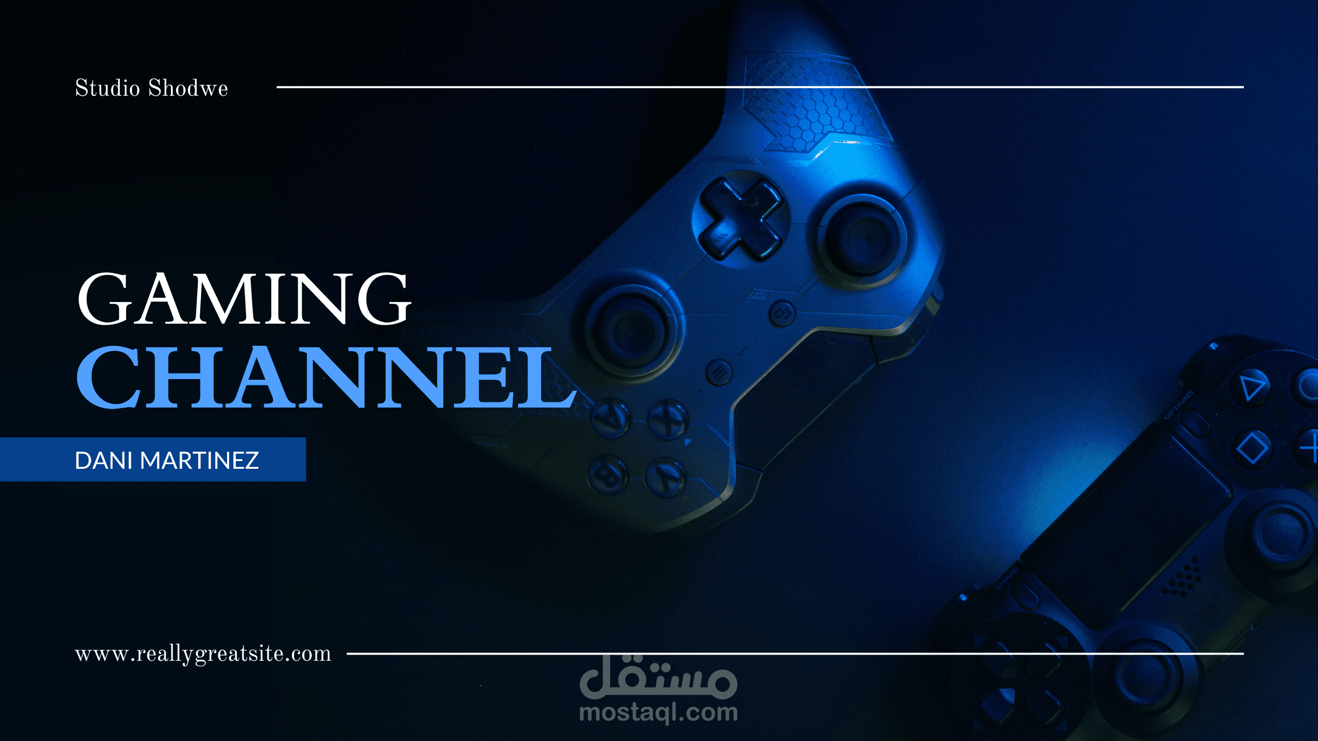 تصميم ل gaming channel
