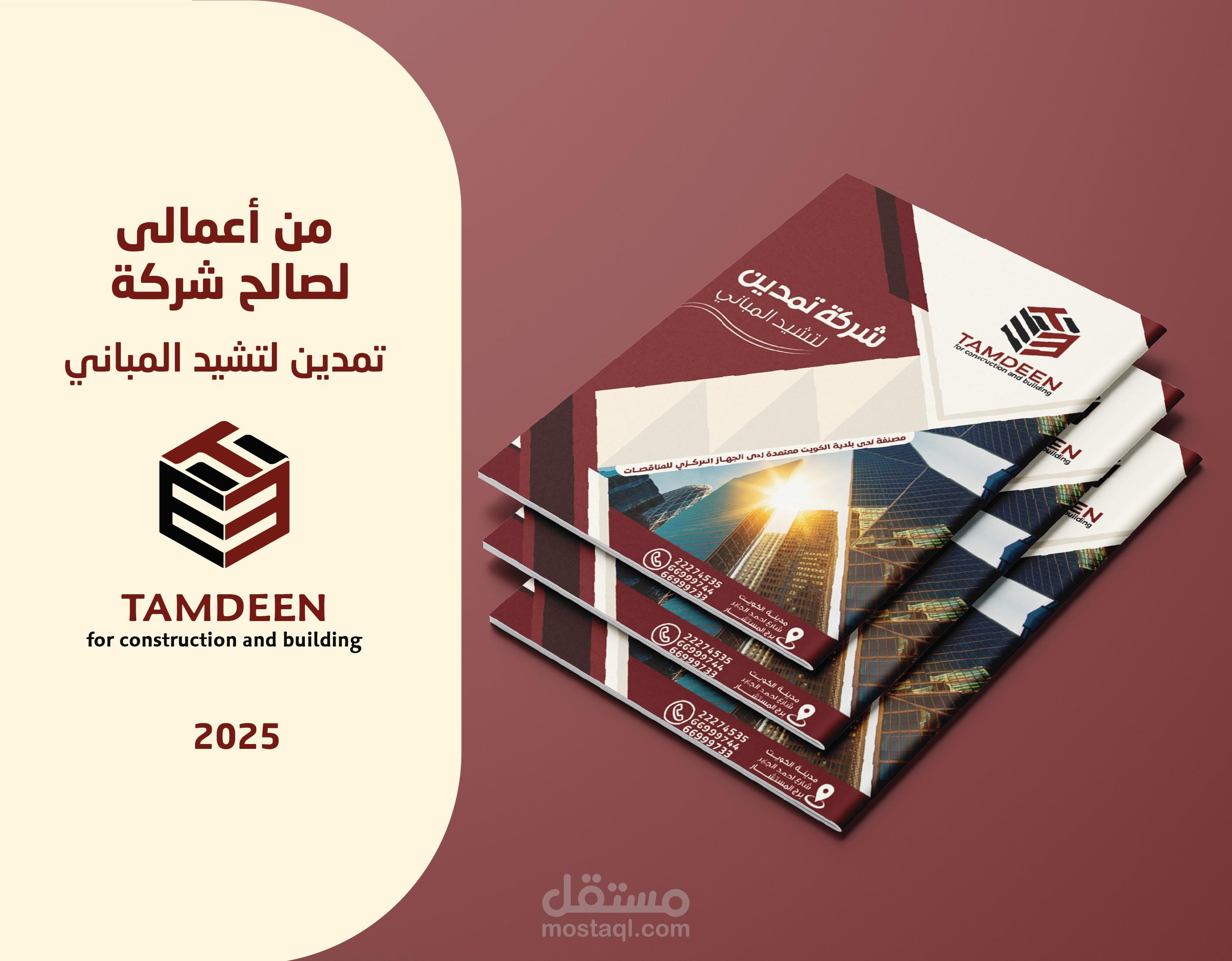 تصميم بروفايل شركة احترافي | Company Profile Design