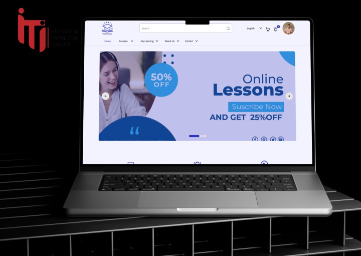 تصميم منصة تعليمية للكورسات UI UX Design