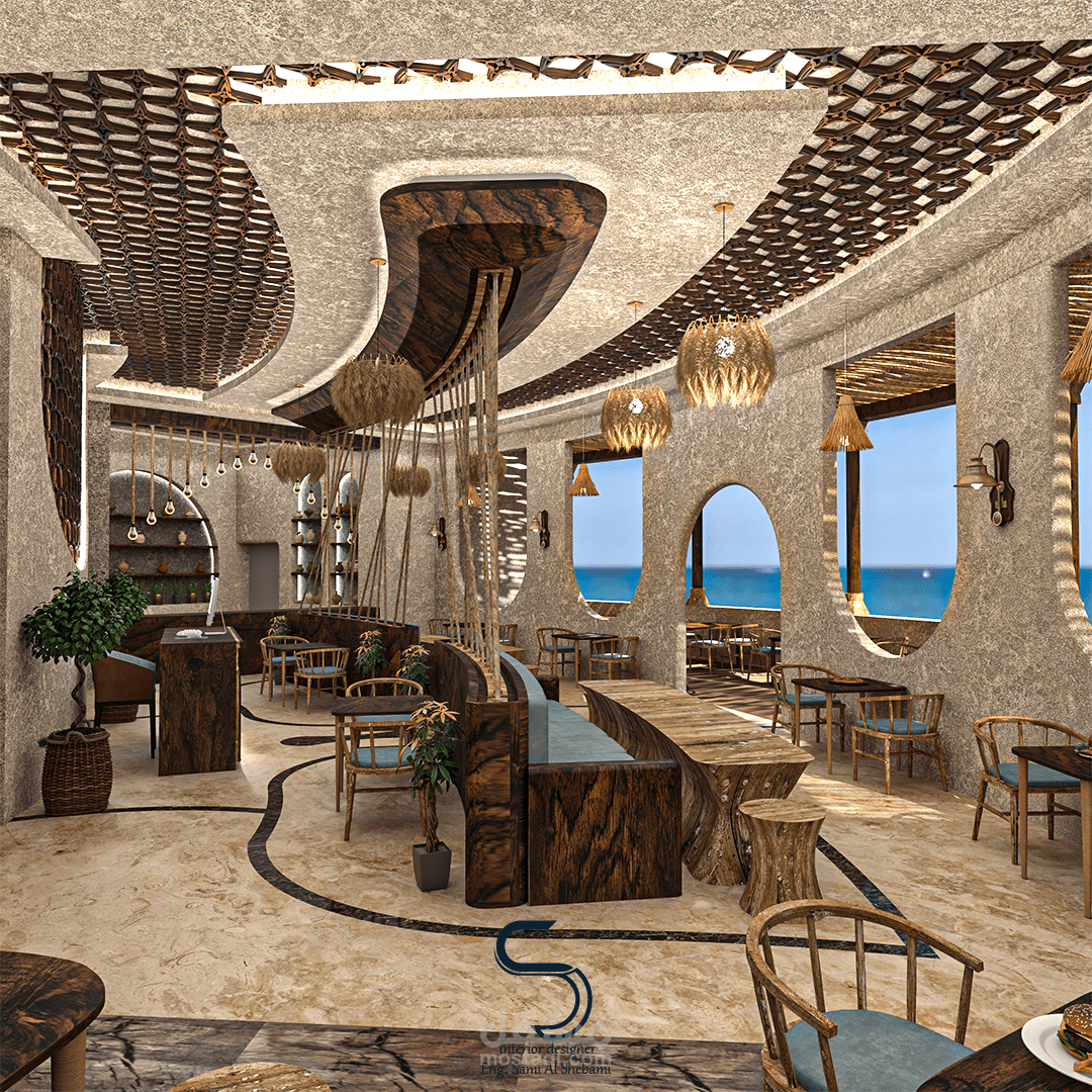 مطعم بطراز ريفي