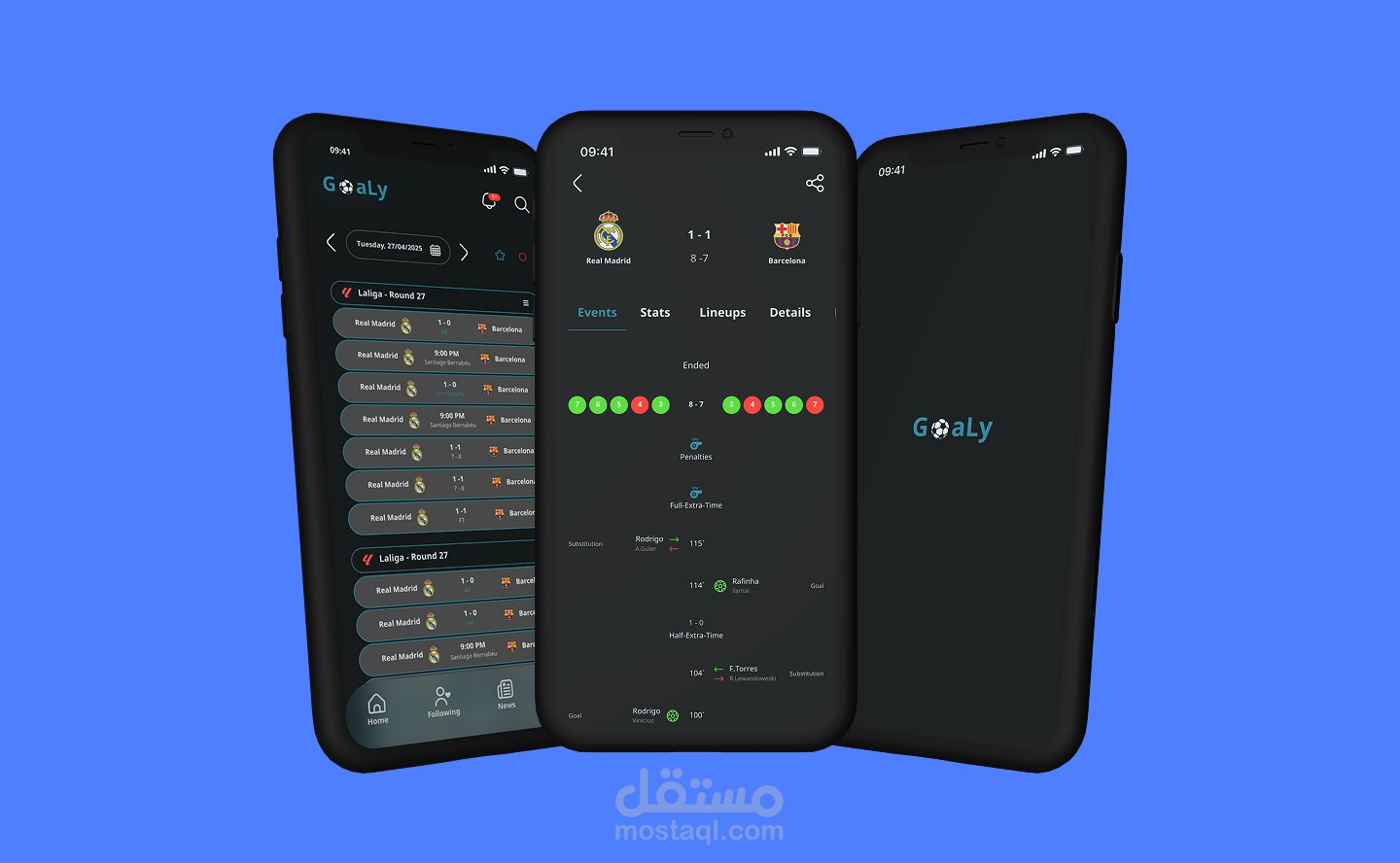 Mobile Application | Football (Goaly)