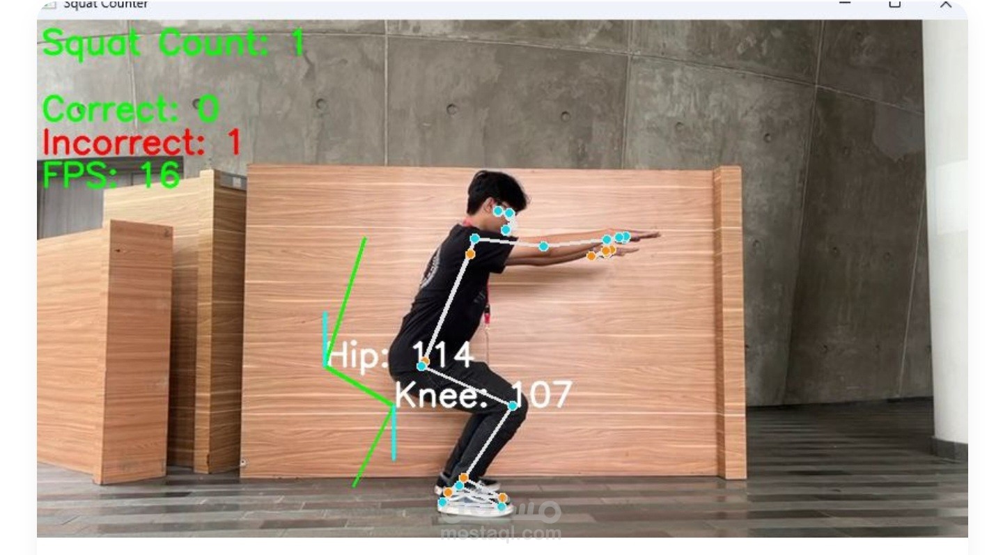 AI-Powered Exercise Tracker (Squat Counter)