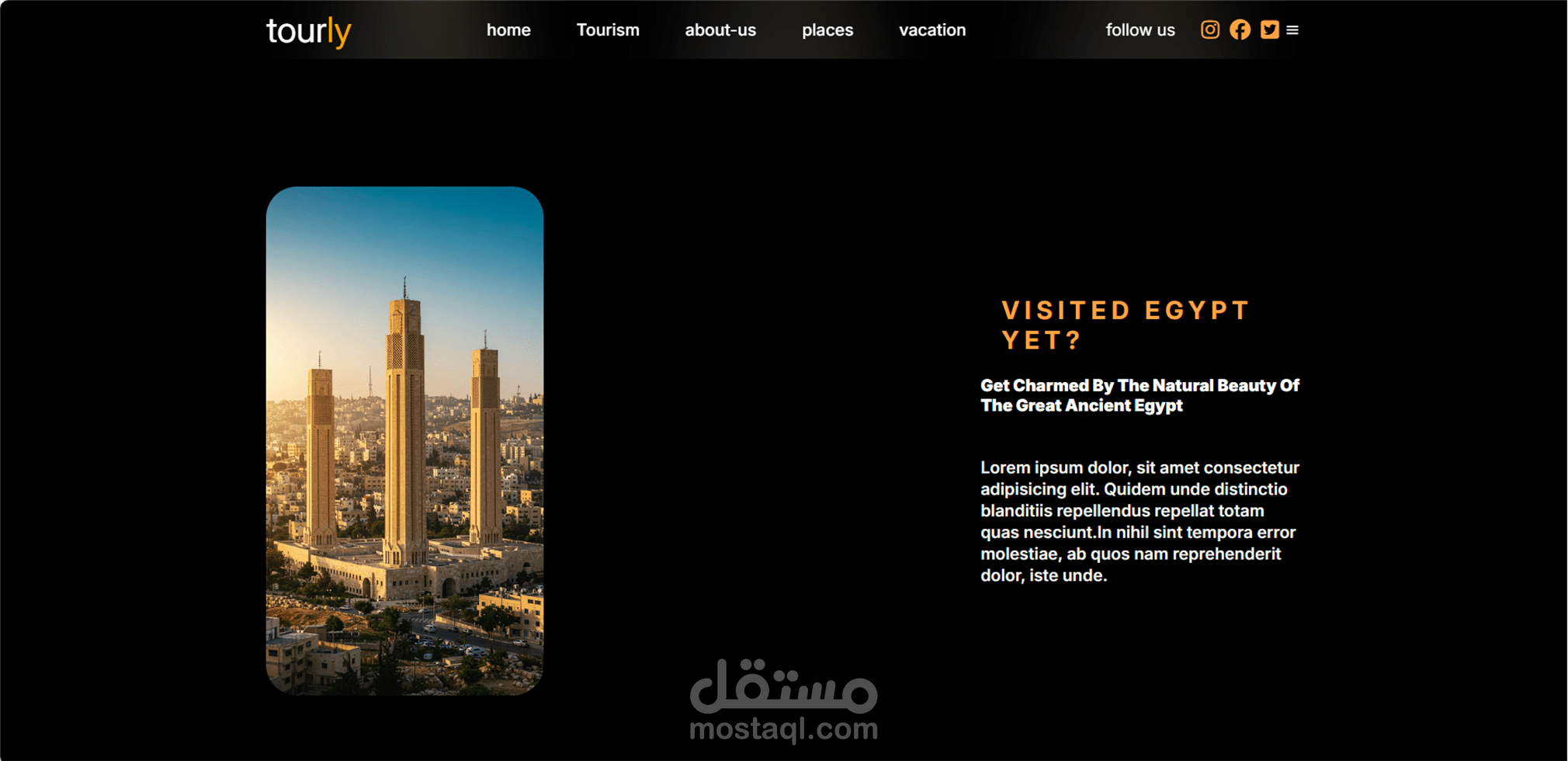تصميم صفحات ويب احترافية باستخدام HTML, CSS