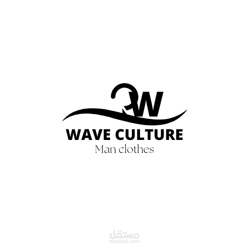 Wave Culture – تصميم شعار وهوية بصرية لبراند ملابس شبابي