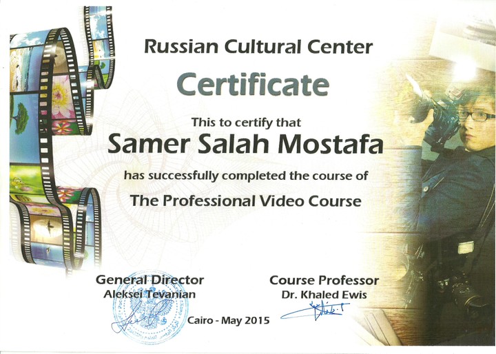 professional video certificate