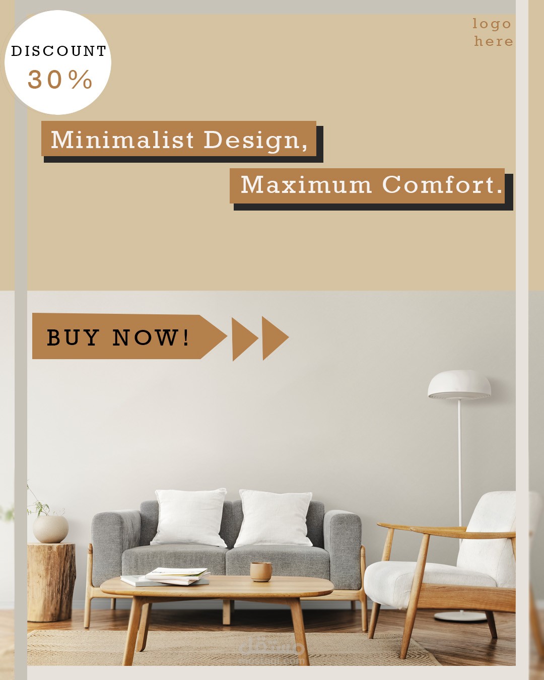 تصميم لشركة أثاث (Furniture)