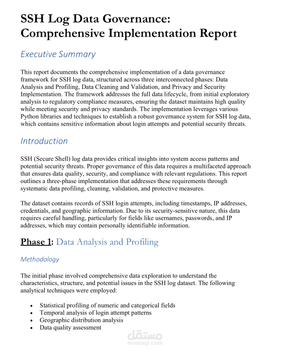 حكامة البيانات للشبكات: من التنظيف إلى الامتثال (GDPR/CCPA/HIPAA)