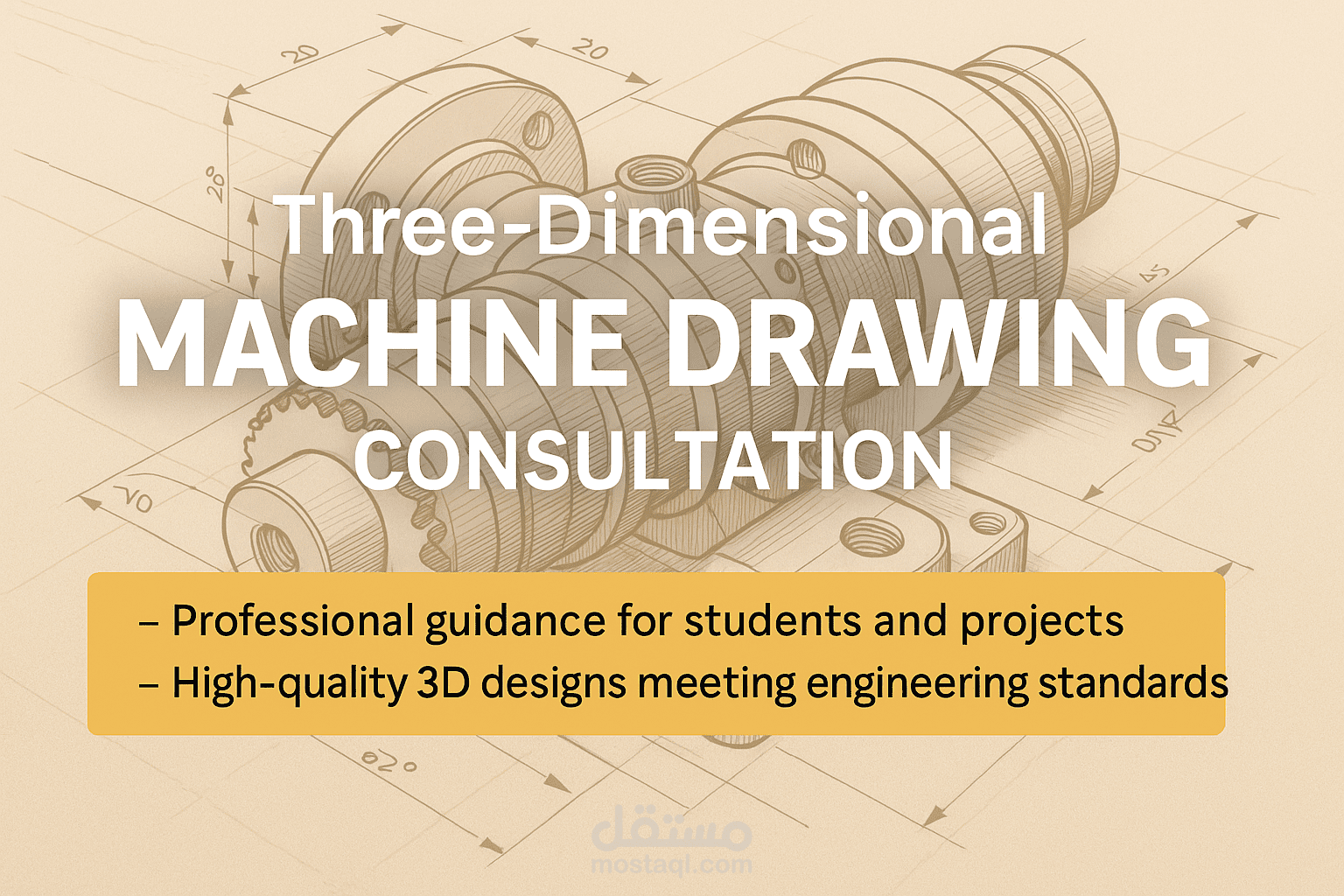 استشارات الرسم الهندسي ثلاثي الأبعاد Machine Drawing