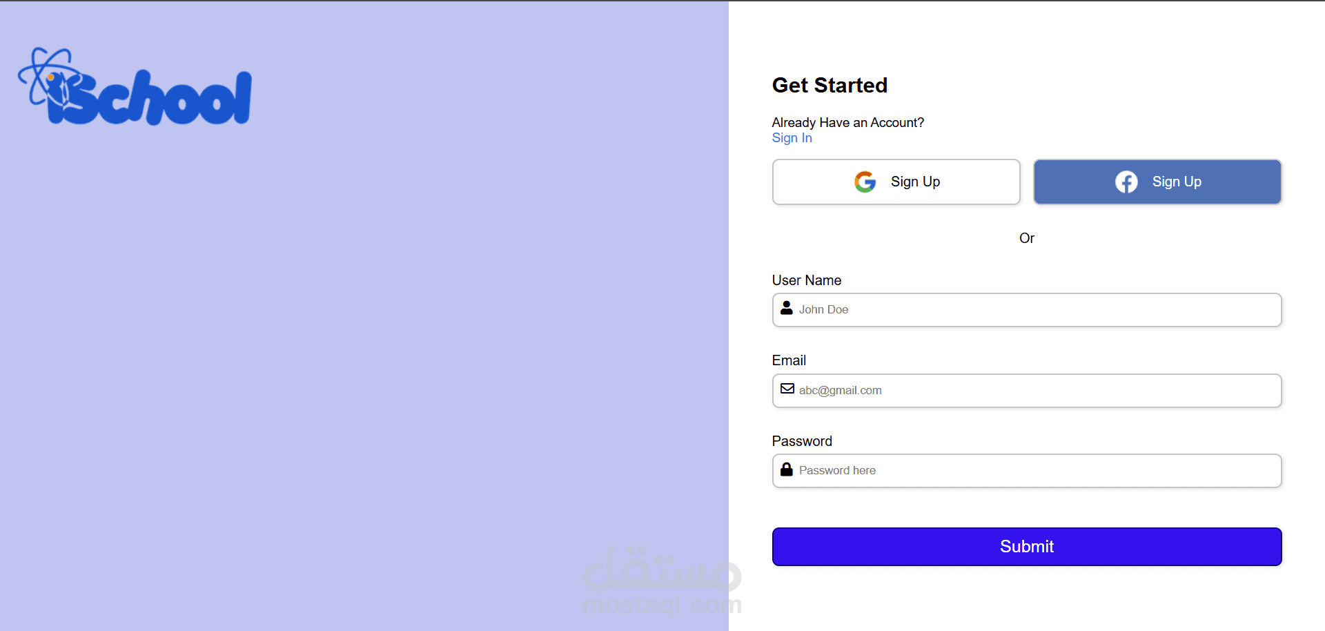 Form validation