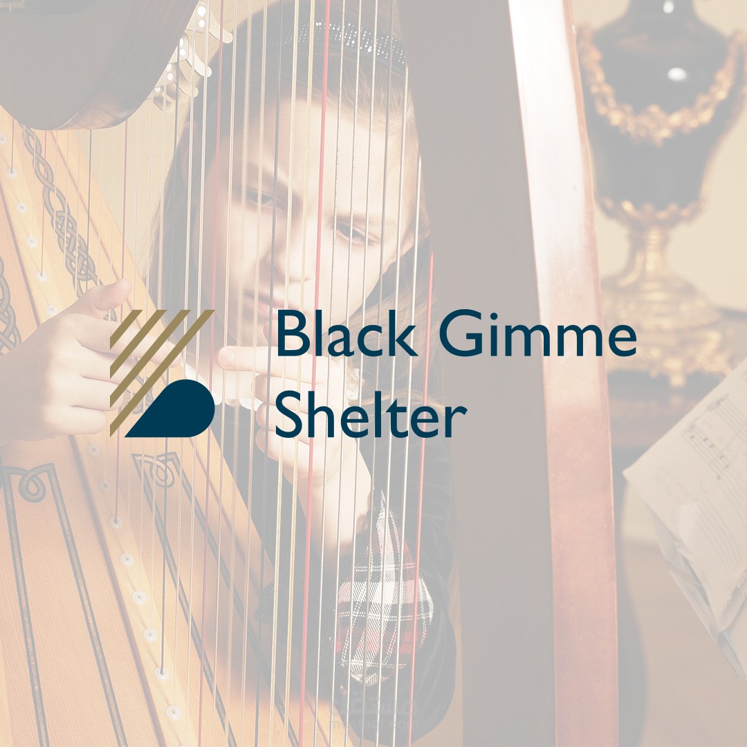 شعار Black gimme shelter