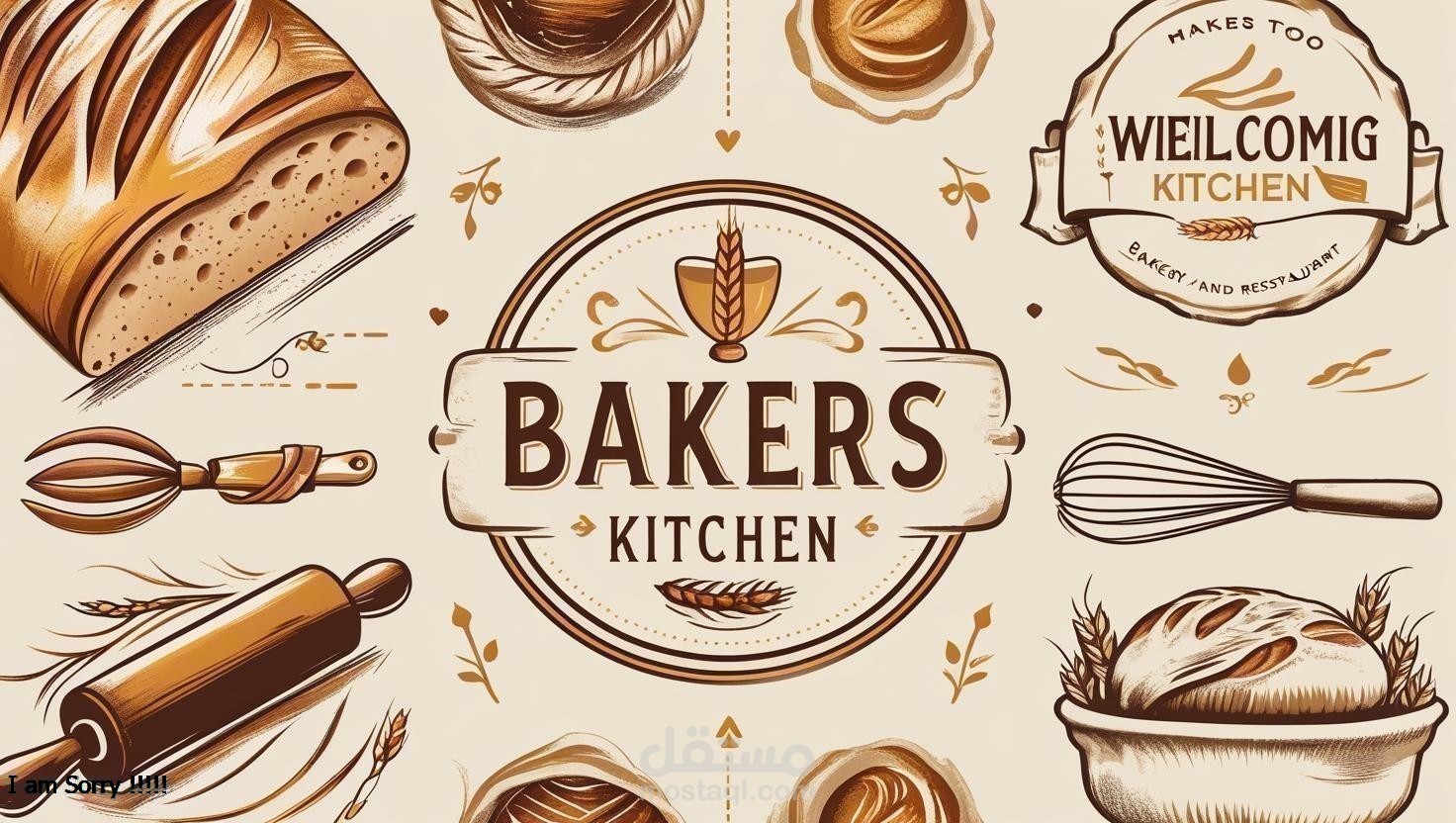 شعار Bakers Kitchen — مطعم ومخبوزات
