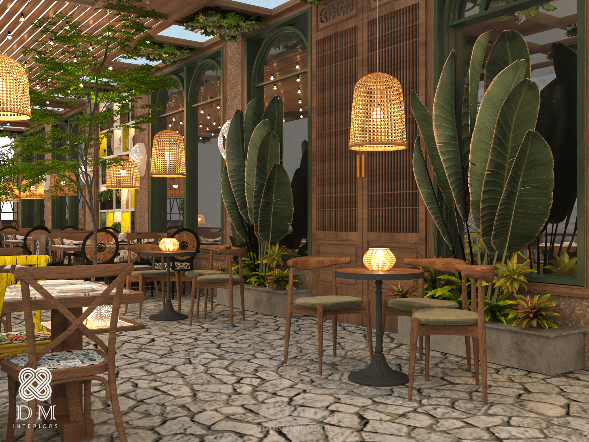 تصميم لكافية نوبي Nubian Cafe
