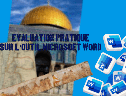 تقويم تطبيقي على برنامج Microsoft Word