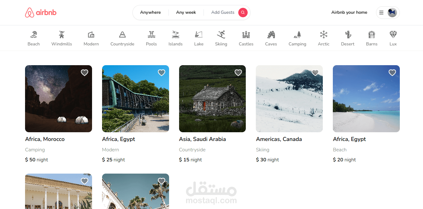 Airbnb Clone