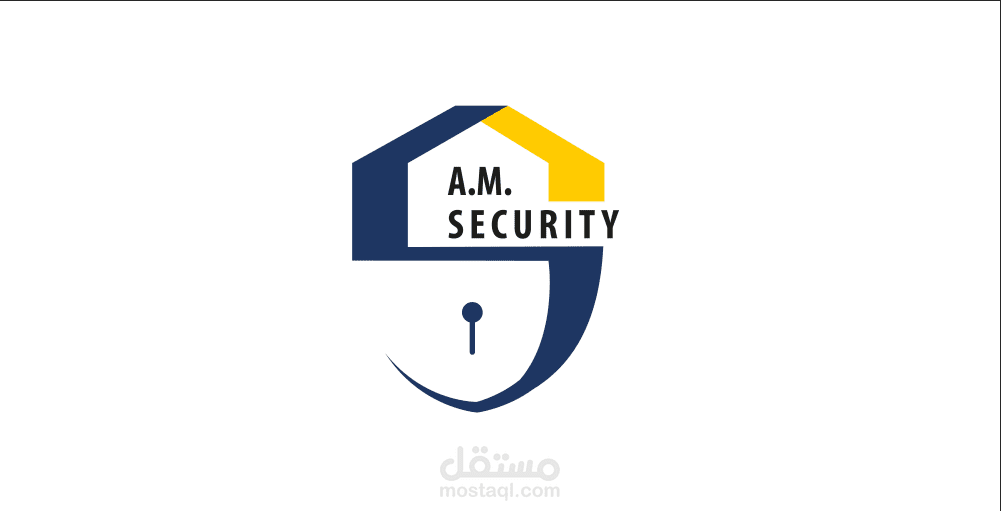 A.M.security brand identity