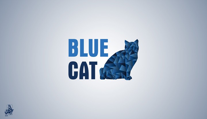 شعار القطة الزرقاء (blue cat)
