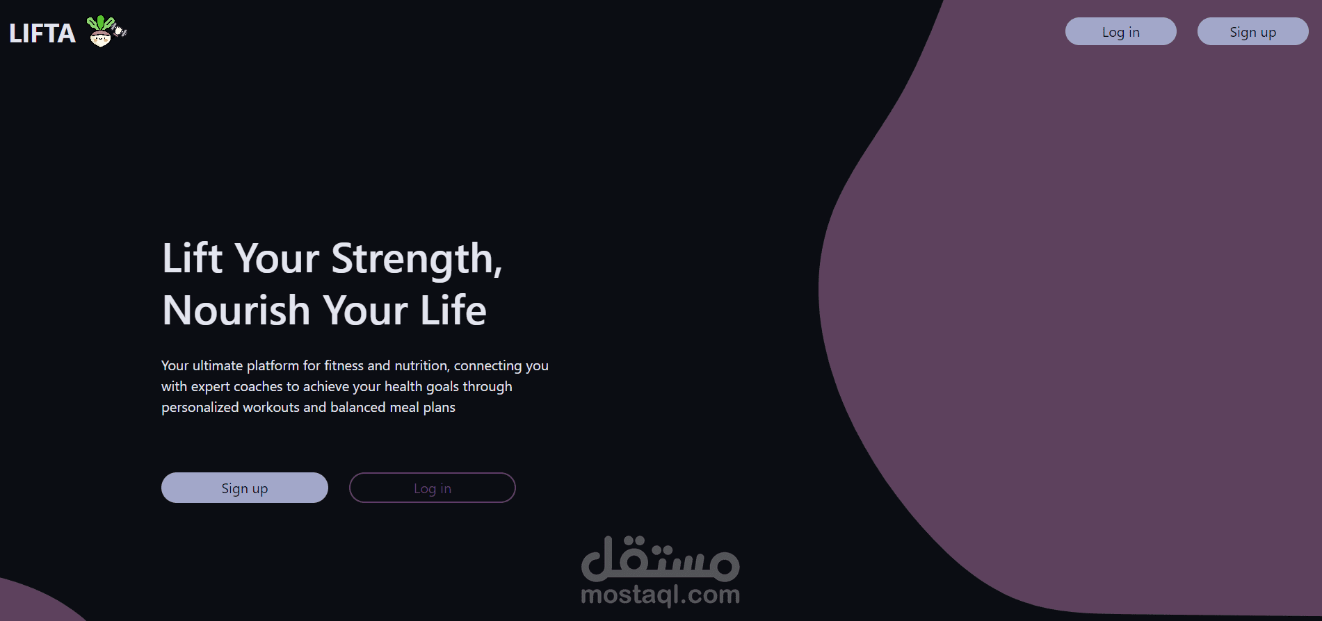 Lifta | Web Development (React, Tailwind, PostgreSQL, Node.js, Express)