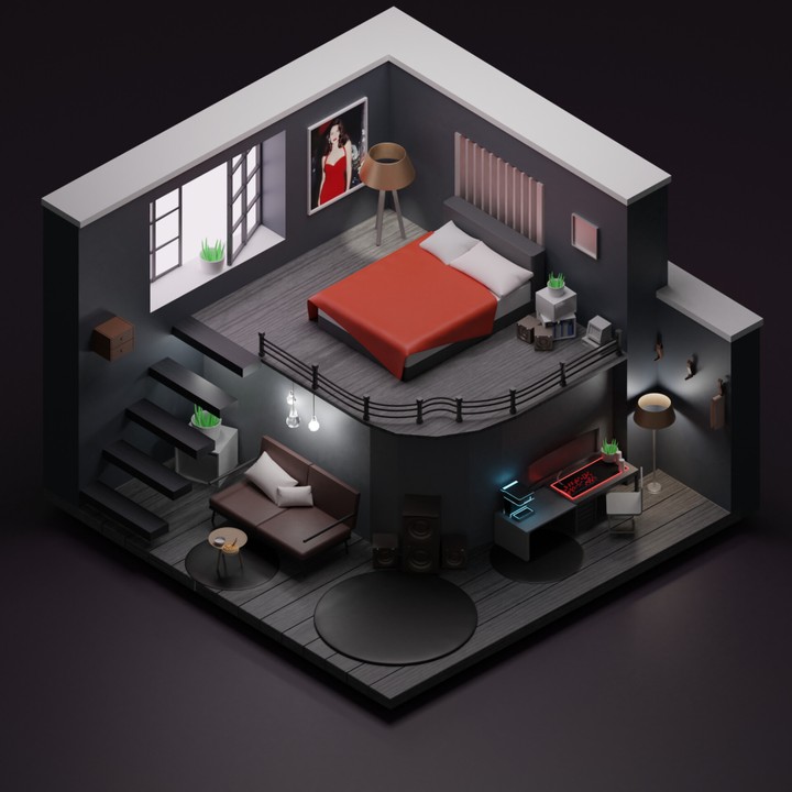 Cozy-Isometric-house