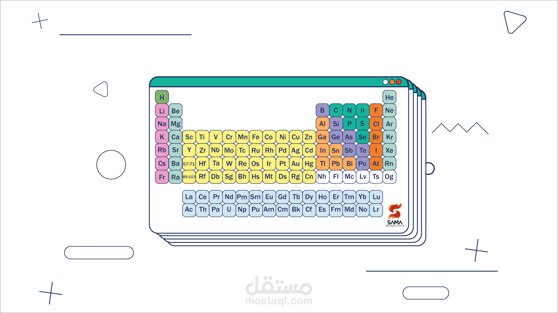 موشن جرافيك انترو ل مدرس كيمياء