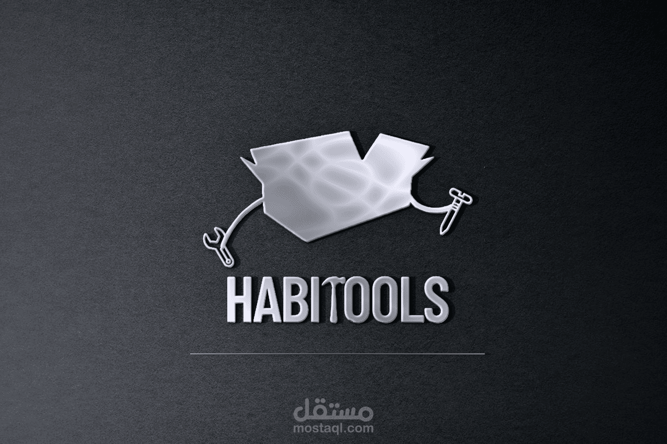 فكرة تحولت الي لوجو لمشروع منتجات معدات