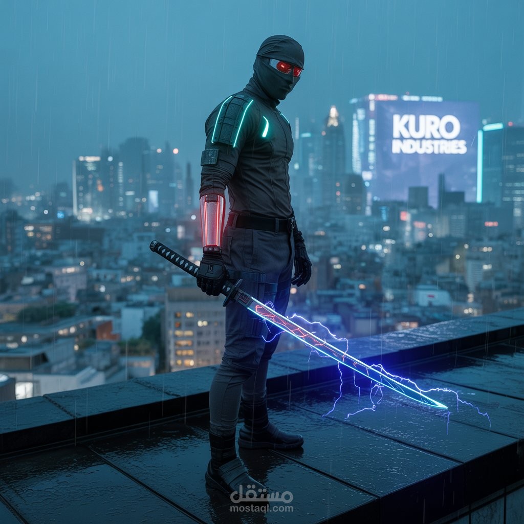 تصميم صور فنية أصلية باستخدام الذكاء الاصطناعي بأسلوب Cyberpunk أو خيالي – جاهزة للطباعة أو العرض