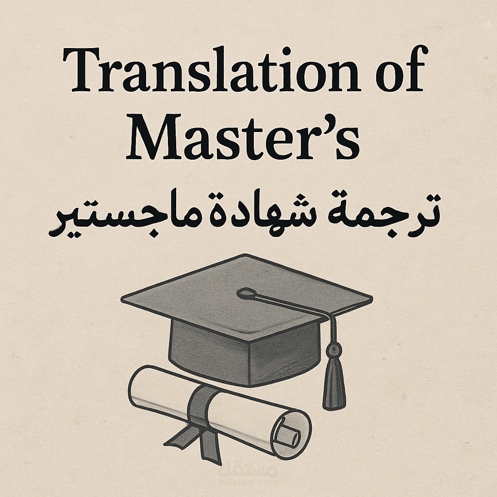 ت/ شهادة ماجستير