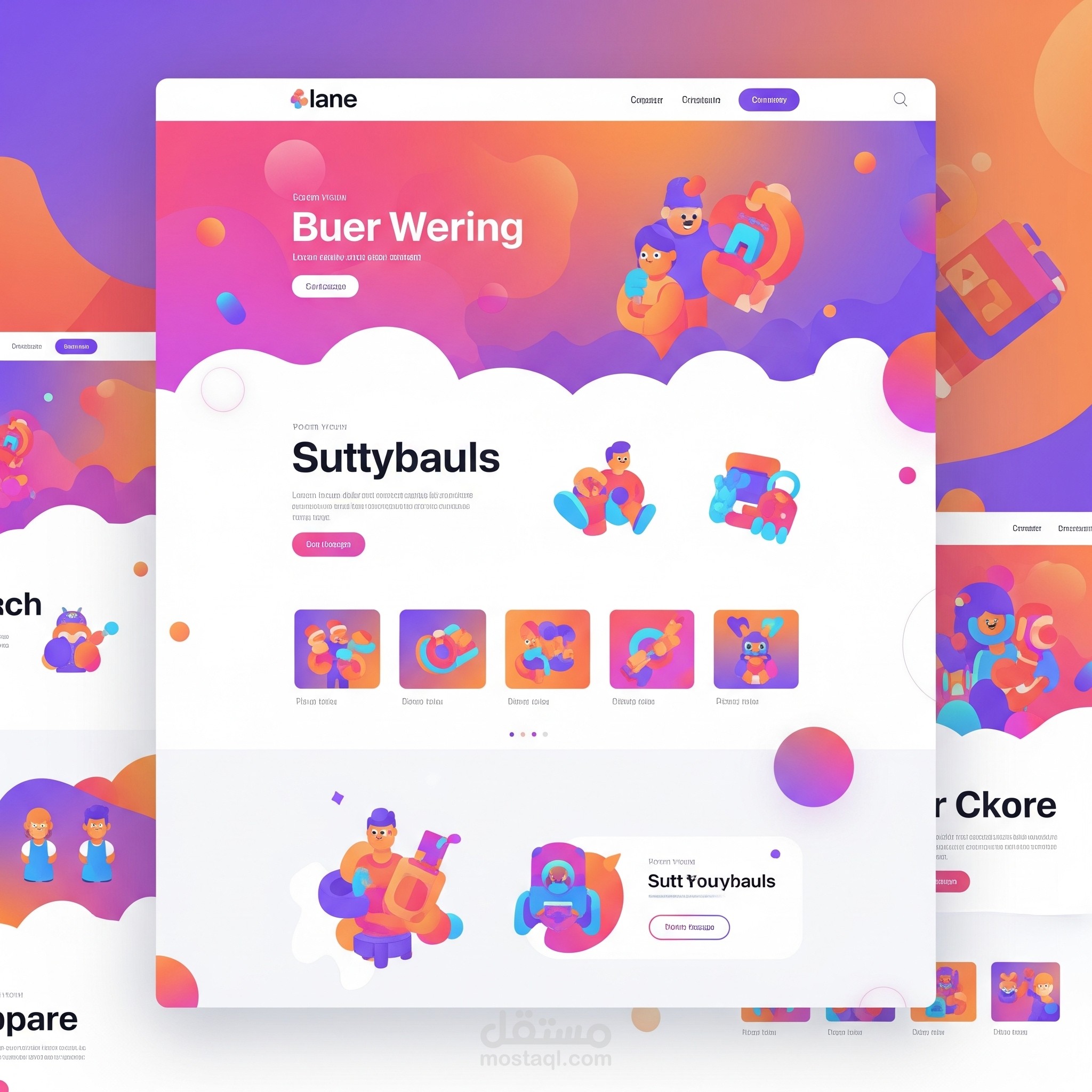 بوابتك إلى تجربة رقمية استثنائية: تصاميم واجهات تفاعلية