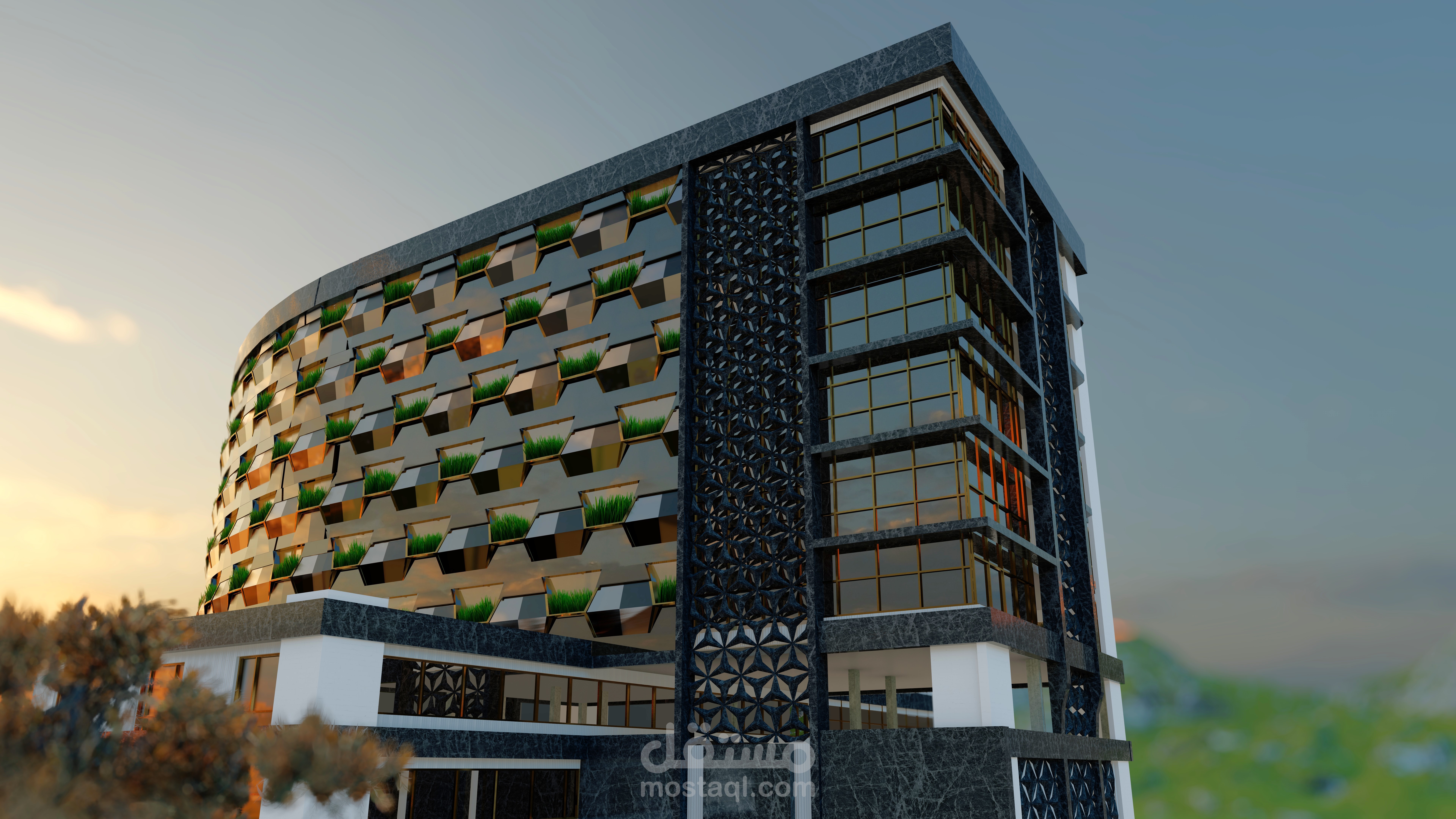 تصميم مشروع مستشفى عام 300 سرير