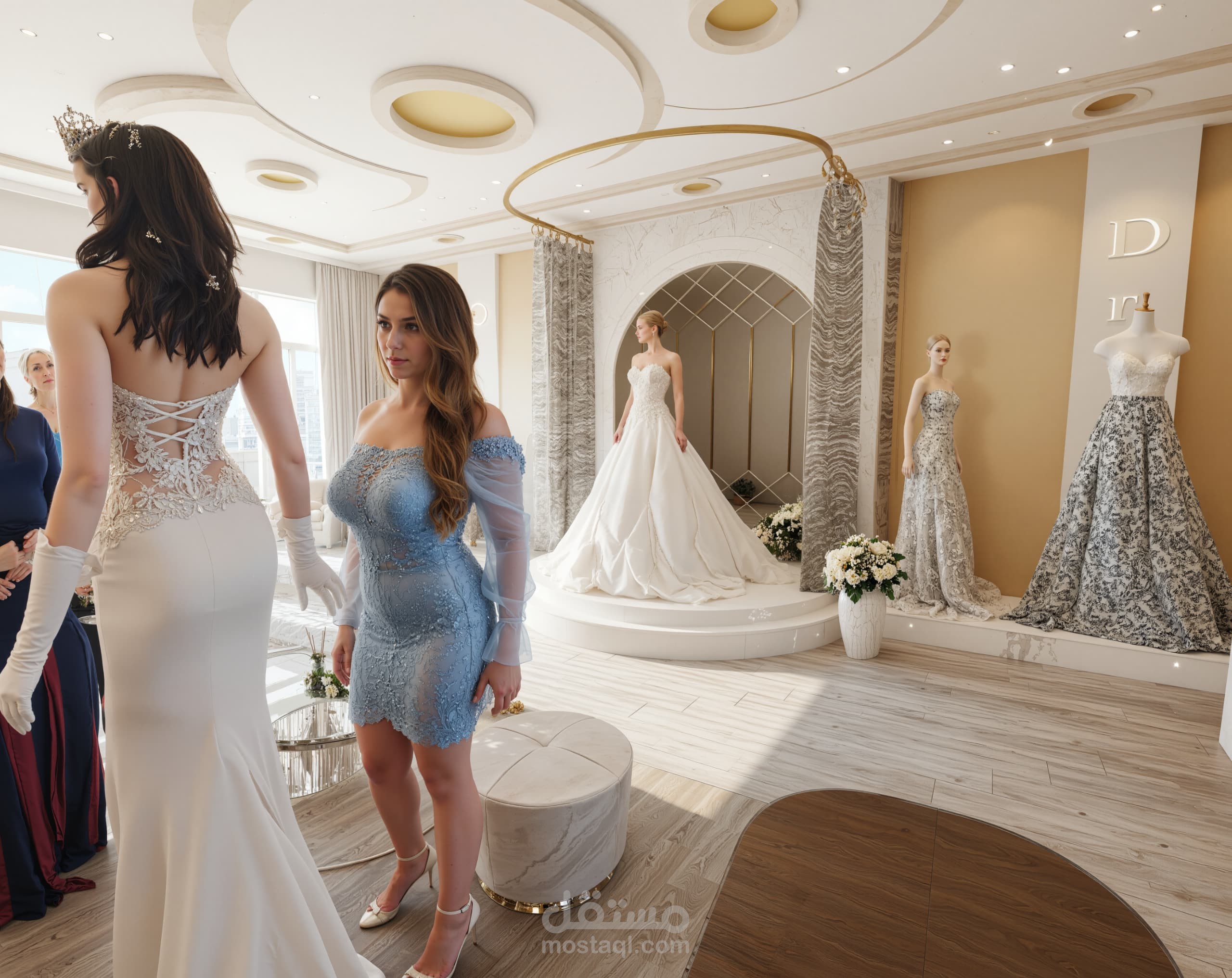 تصميم داخلي احترافي للمحلات التجارية والكوفي شوبات بأسلوب جذاب وعصري