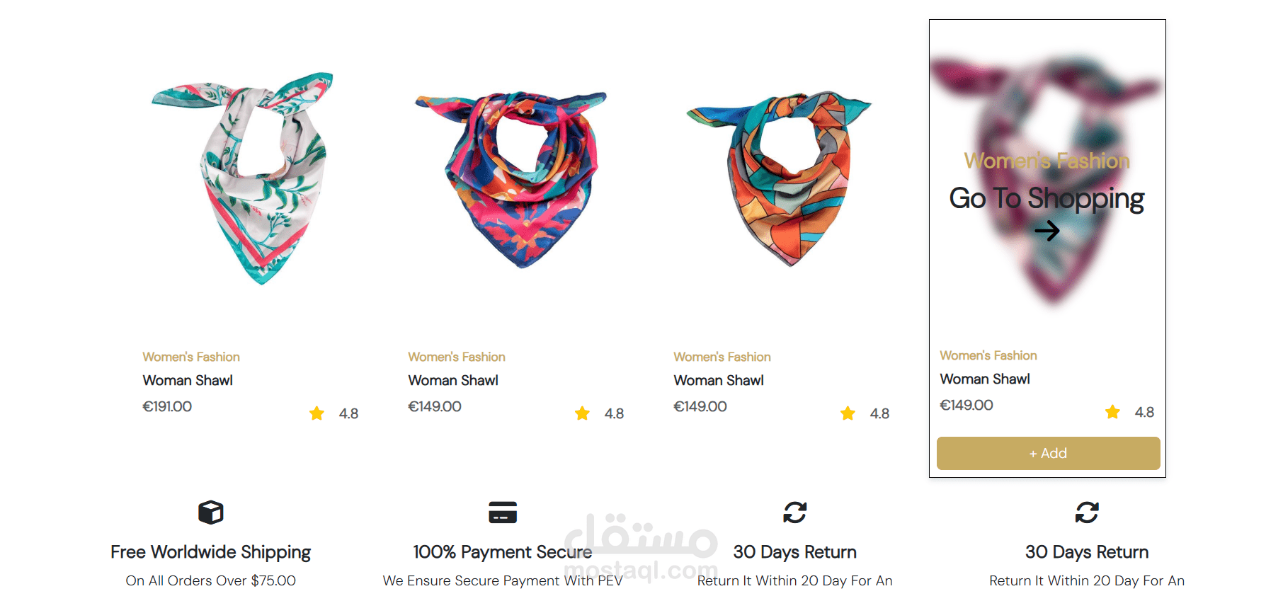 Ecommerce website by Angular