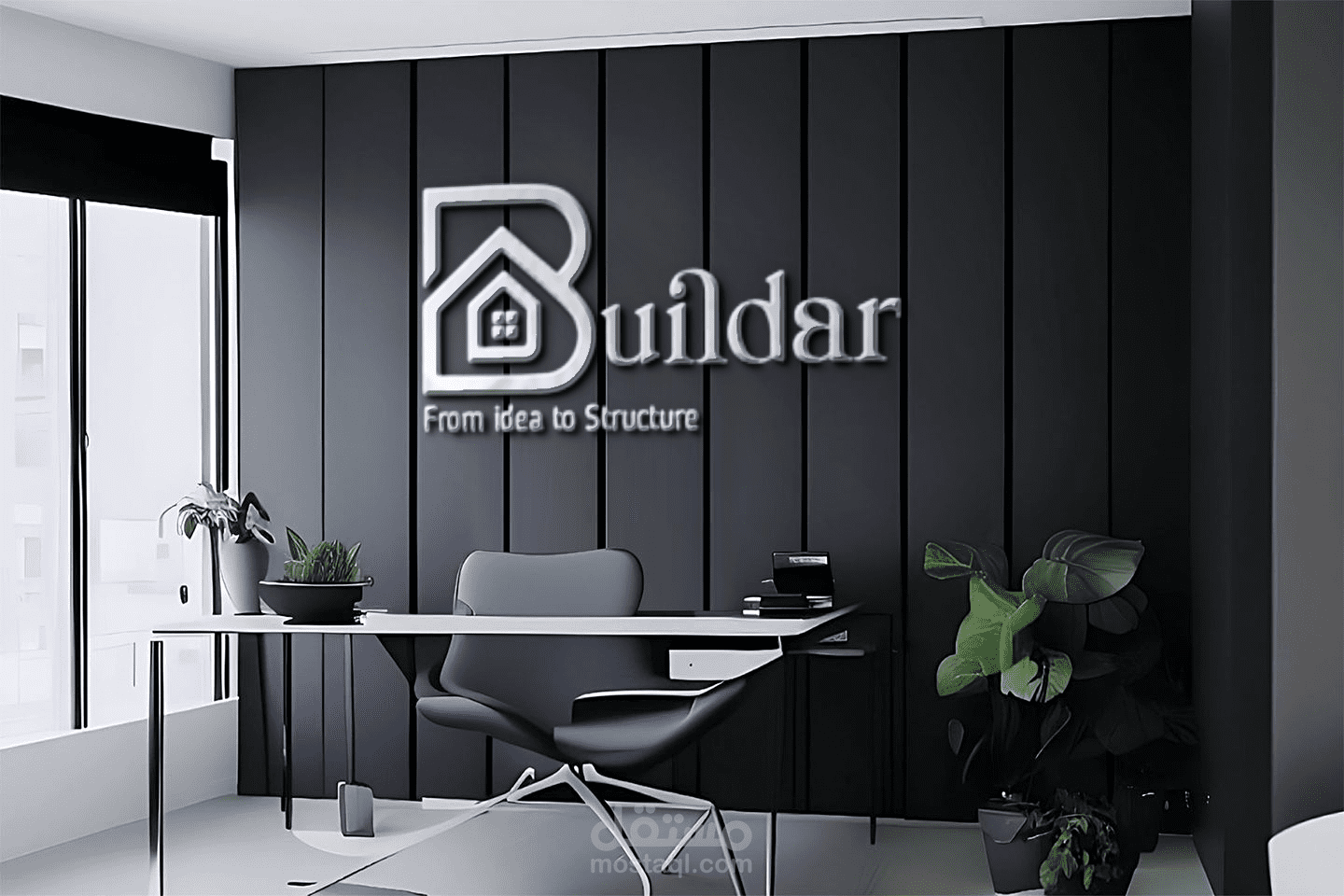 تصميم لوجو احترافي لشركة بناء - Builder | بألوان متنوعة وبتقديم مميز