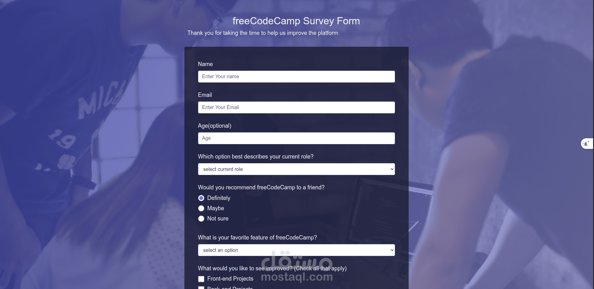 Survey Form