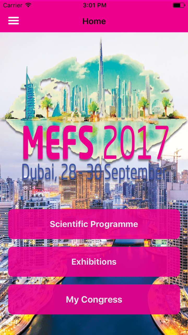 MEFS (Conference APP)