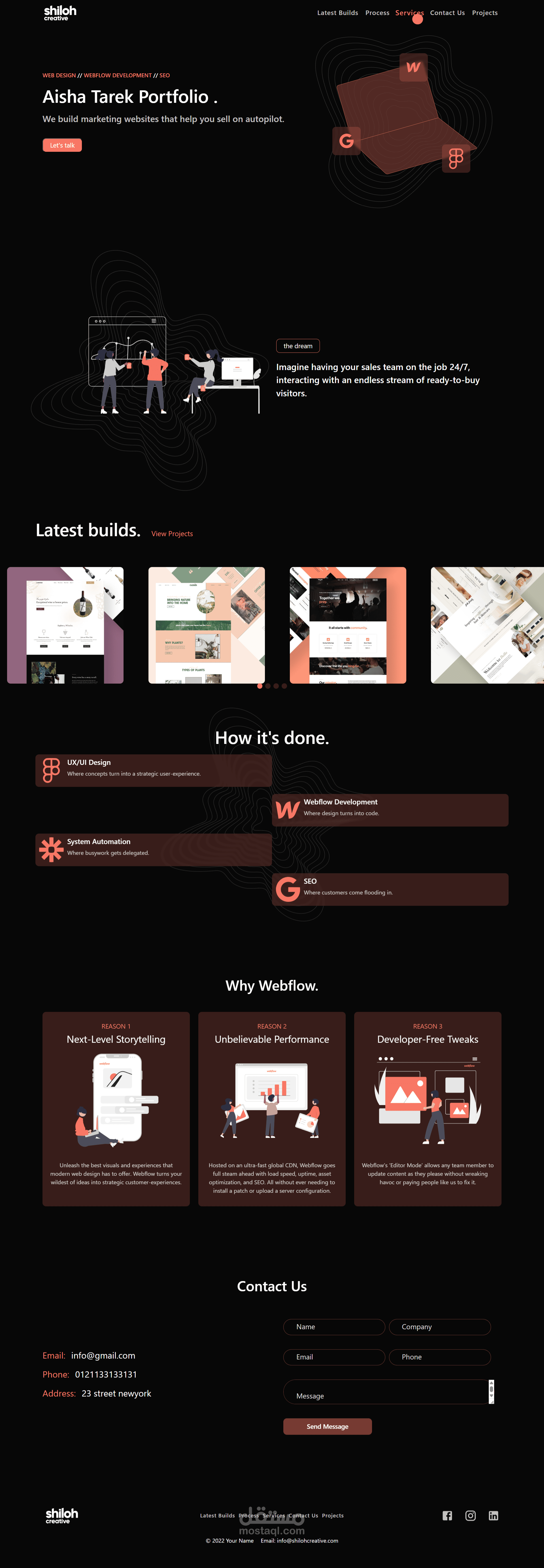 Aisha Portfolio – Creative Personal Website