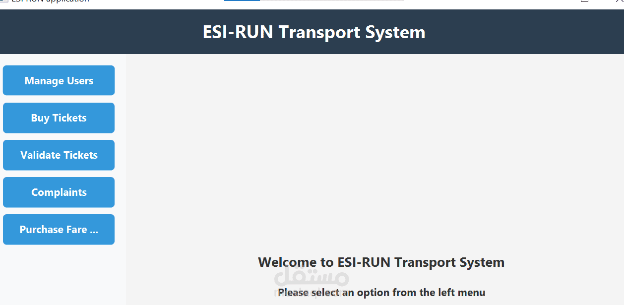 ESI RUN application