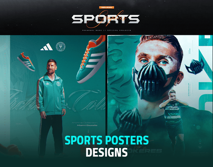 Sports Posters Design – Dynamic Visuals for Athletes & Events