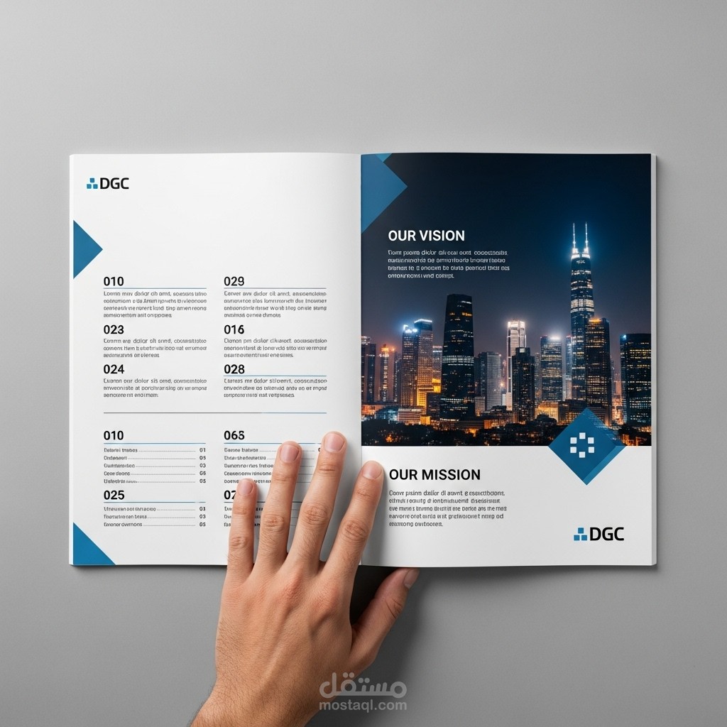 تصميم بروشور تعريفي احترافي