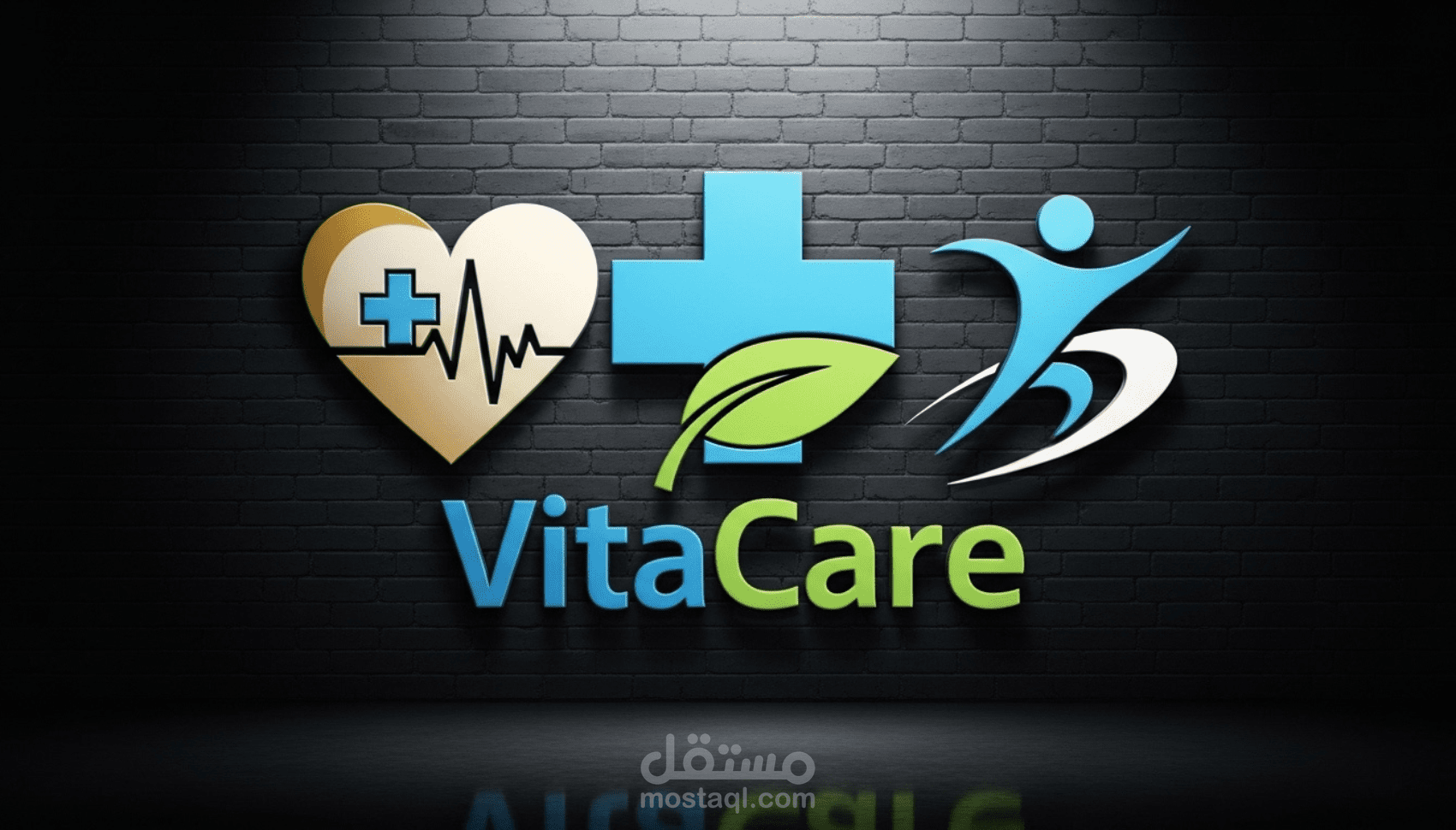 VitaCare Healthcare Logo Design