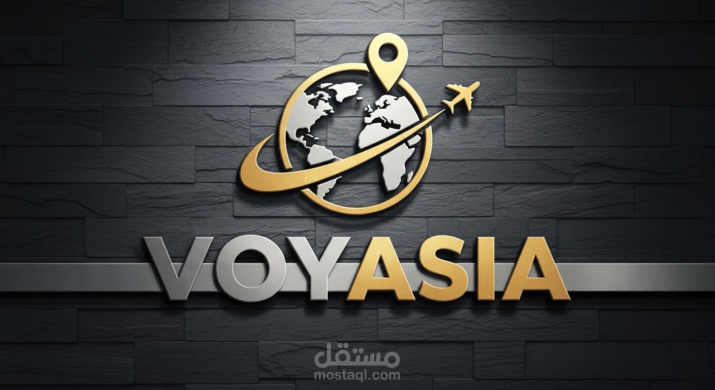 Voyasia Logo Design